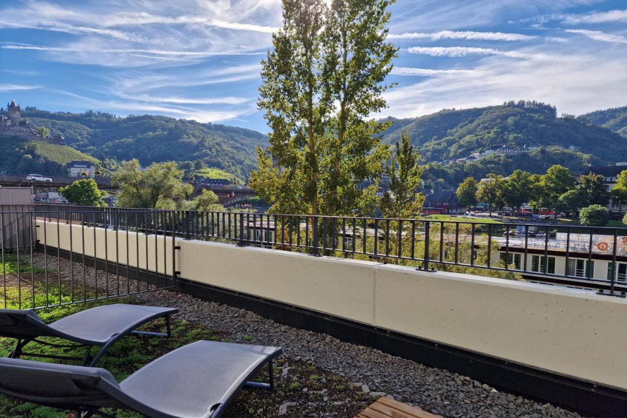 Vivamosel: Appartement Mit Mosel & Burgblick - Balkon - Parken - Aufzug - Fahrradraum Cochem Kültér fotó