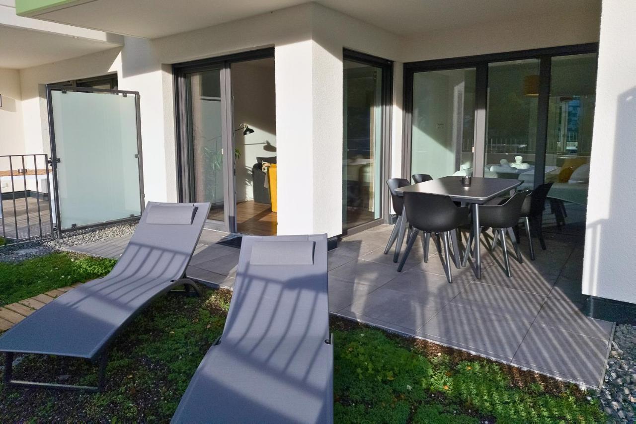 Vivamosel: Appartement Mit Mosel & Burgblick - Balkon - Parken - Aufzug - Fahrradraum Cochem Kültér fotó